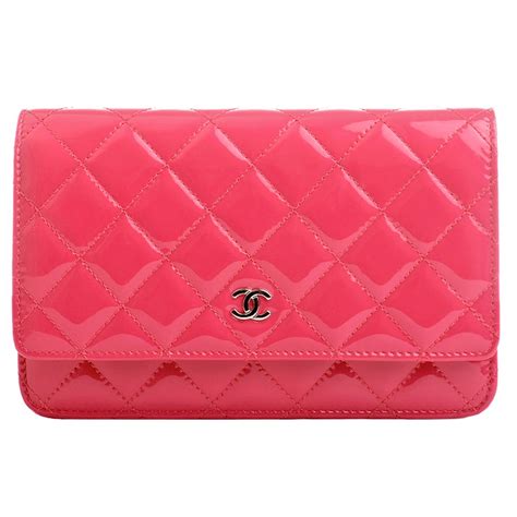 fuchsia chanel wallet on chain|CHANEL Fuchsia Leather Matelasse Wallet on Chain .